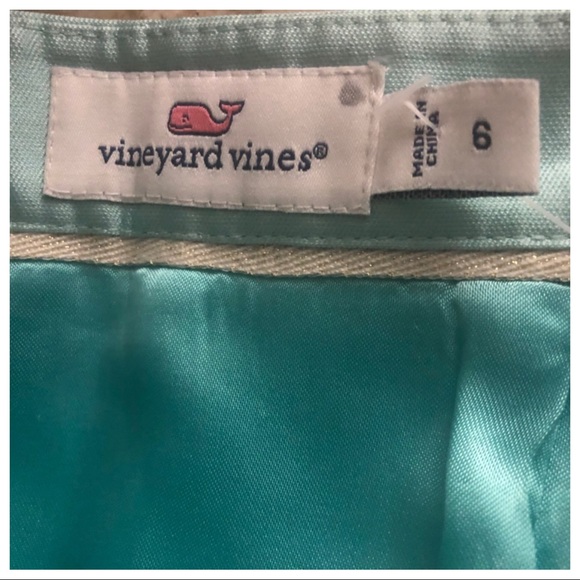 VINEYARD VINES ICE BLUE SILK SKIRT NWOT - Picture 5 of 6